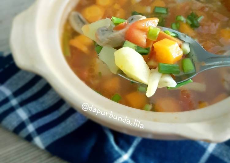 Resep Hot Pot Sup Sayuran, Enak