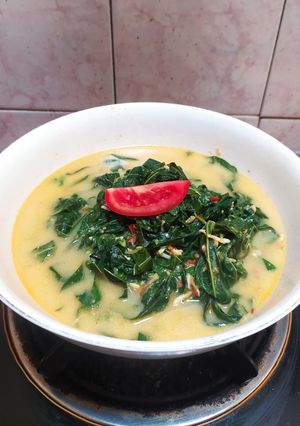 Foto resep Sayur Santan Daun Singkong dengan Teri Medan