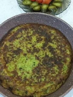عکسی از دستور کوکو سیب زمینی با شنبلیله
