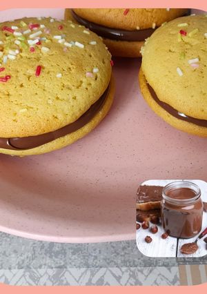 Une photo de Whoopies au Nutella