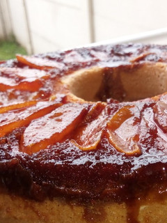 Una foto de Torta invertida de Manzanas