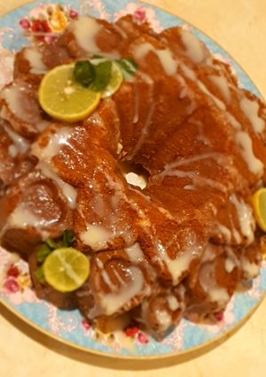 صورة لوصفة كيكة الليمون بالصوص