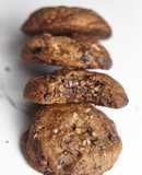 Chunky Coffee Pecan Chocolate Chip Cookies