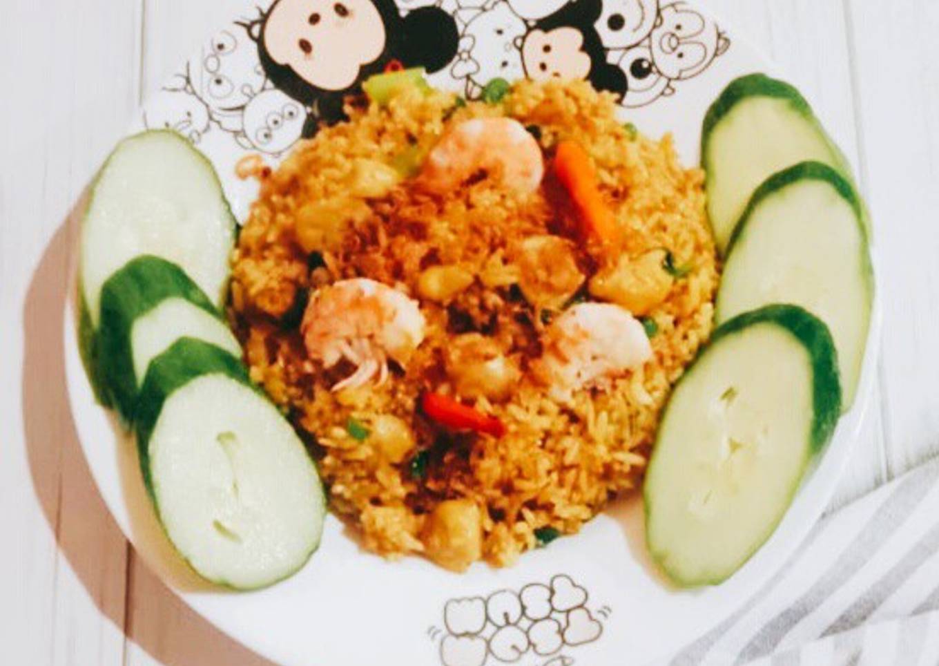 "Nasi goreng komplit"👍❤️😘