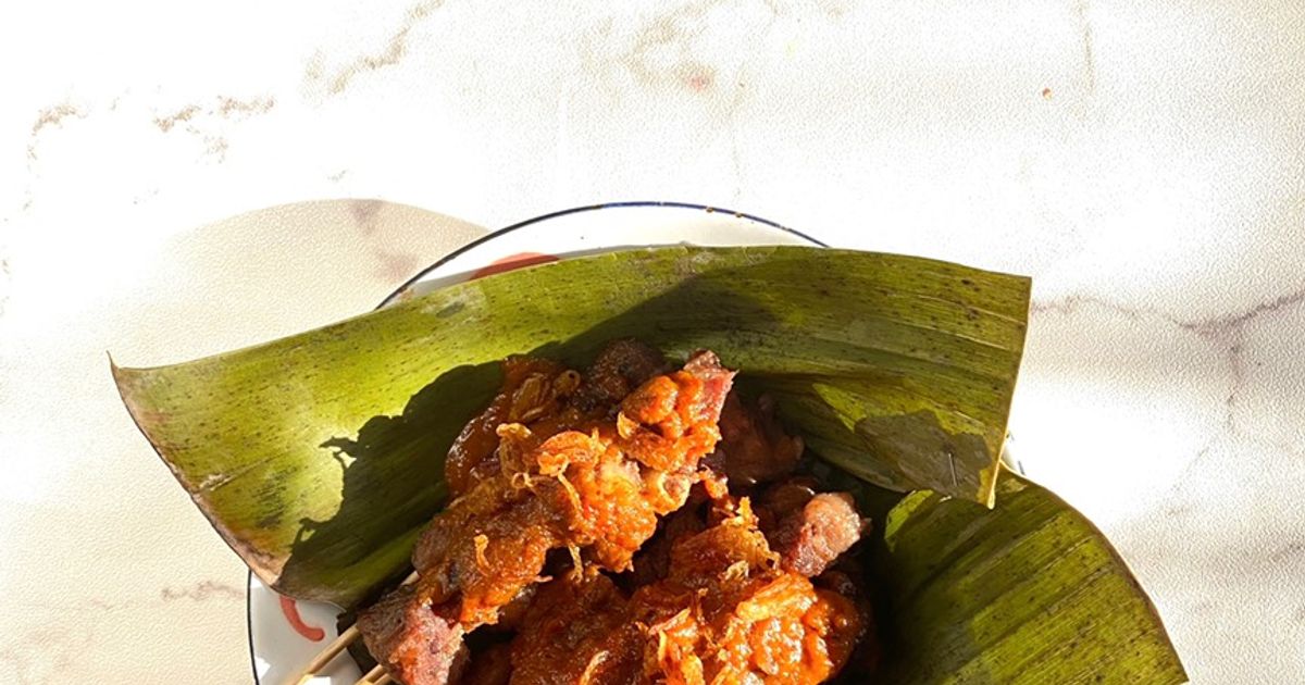 Sate Padang Bumbu Merah