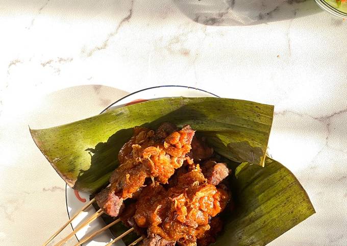 Ini dia! Resep membuat Sate Padang Bumbu Merah sajian Idul Adha  menggugah selera