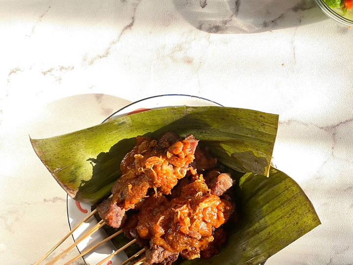 Ini dia! Resep membuat Sate Padang Bumbu Merah sajian Idul Adha  menggugah selera