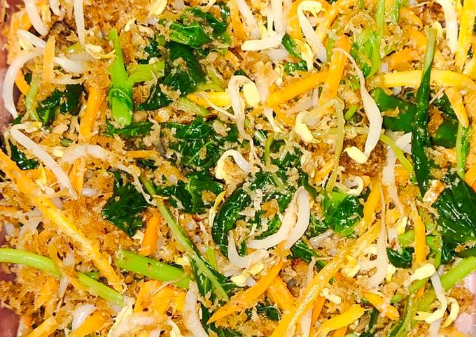  Resep mudah bikin Urap bumbu Tumis(Lebih awet dan tidak cepet basi) yang lezat