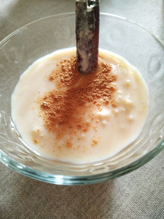 Una foto de Arroz con leche reducido en grasas