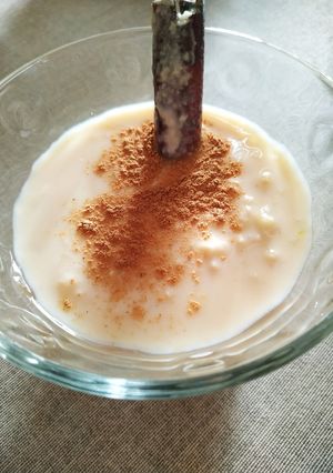 Una foto de Arroz con leche reducido en grasas