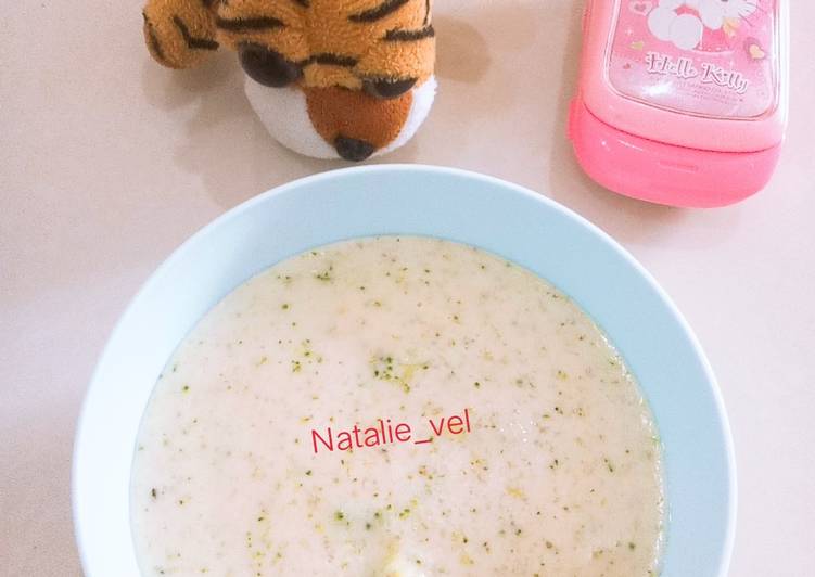 Mpasi 1y+ (broccoli cream soup)