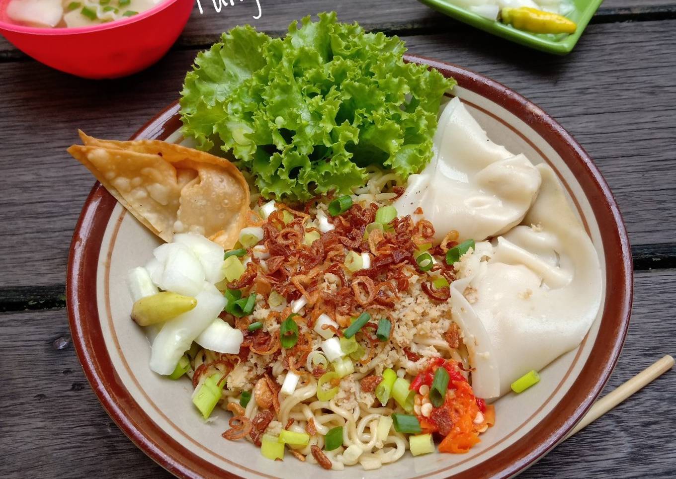 Mie Pangsit Ayam / Cwie Mie Ayam