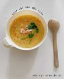 Soup hải sản đậu xanh cho bé