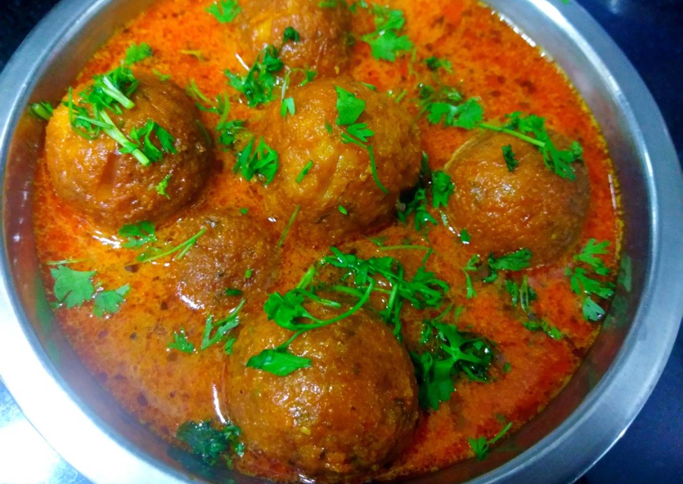 Cabbage Kofta Curry