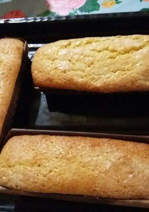 Una foto de Budín tres pasos
