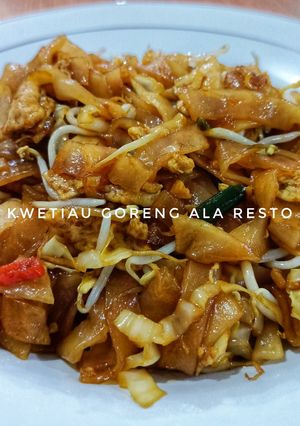 Foto resep 13. Kwetiau Goreng ala Resto