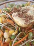 สลัดครีมเสาวรส/Passion Fruit Salad Dressing with Passion Seeds