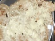 A picture of kebabs in oven
