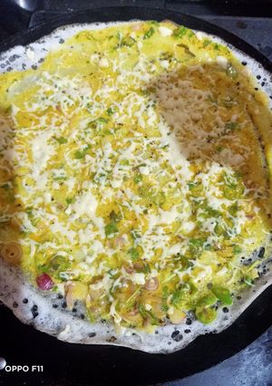 எக் சீஸ் தோசை (Egg cheese dosai recipe in tamil) செய்முறை முக்கிய புகைப்படம்