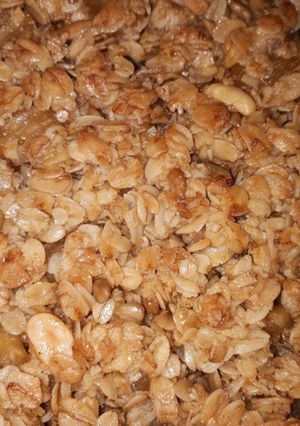 Almás zabpelyhes kocka recept fotója