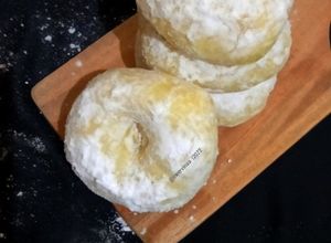 Foto resep Donat Panggang gula halus