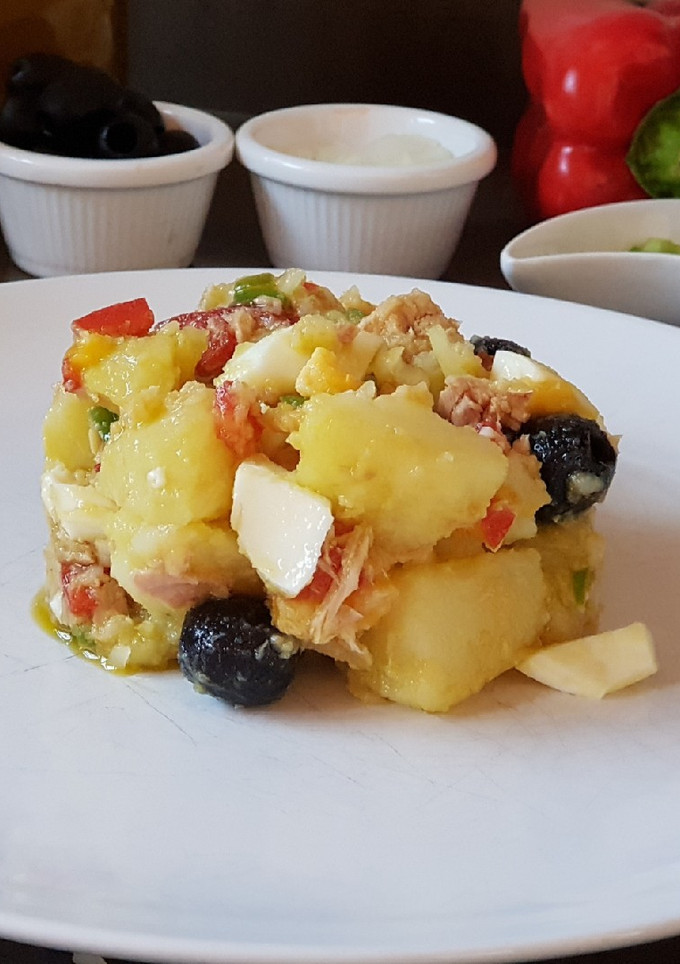 Una foto de Patatas a la vinagreta