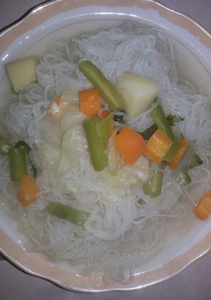 Foto resep Sayur sop dengan bihun