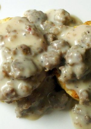 A picture of Restaurant Style Sausage Gravy.