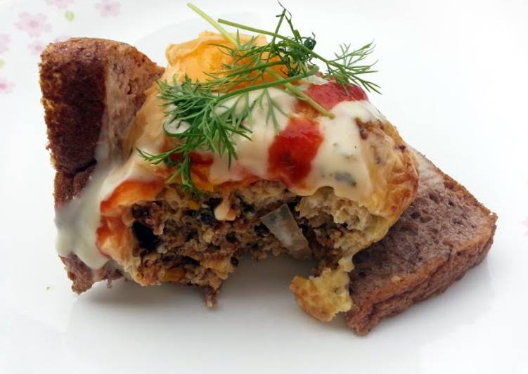 Recipe of Any-night-of-the-week Egg Burger Sandwich