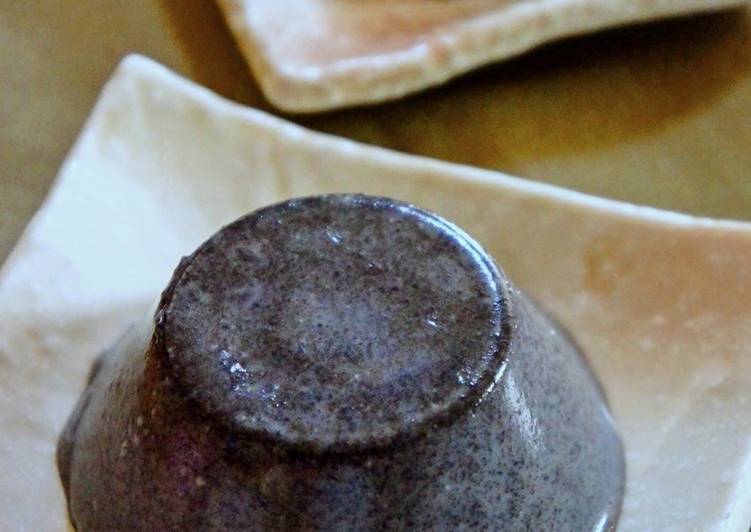 Easiest Way to Prepare Homemade Rich and Smooth Black Sesame Pudding