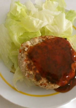 A picture of Low-Carb Okara Hamburgers.