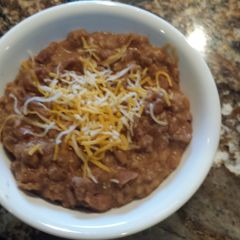A picture of Overnight Refried Beans (crock pot).
