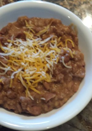 A picture of Overnight Refried Beans (crock pot).
