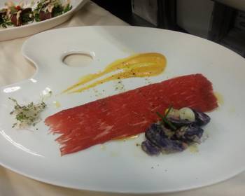 Update, Cooking Recipe Beef Carpaccio and Papas Hauncaina Delicious