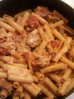 A picture of Italian pasta.