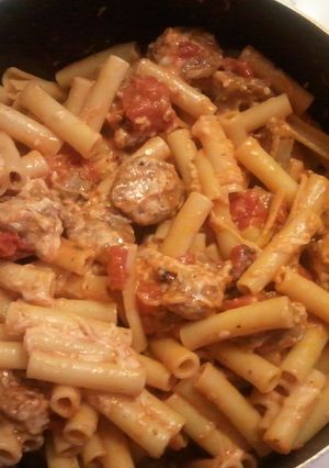 A picture of Italian pasta.