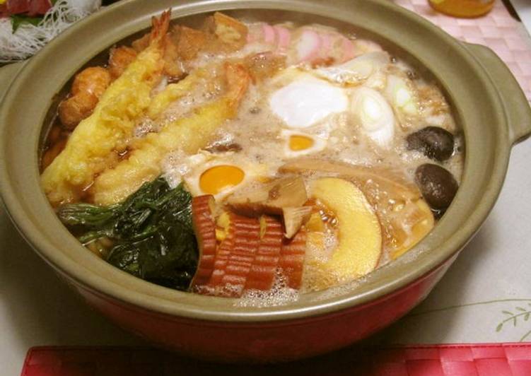 Recipe of Quick Piping Hot Udon Noodle Hot Pot