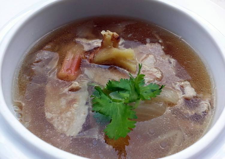 Step-by-Step Guide to Make Favorite Ginger And Onion Pork Soup /Broth /Stock