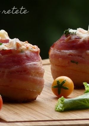O poză a rețetei Cartofi cu bacon.