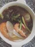 Sinigang na Hipon or Shrimps in Sour Soup