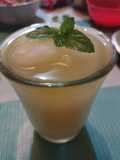 Sorbet con vino blanco