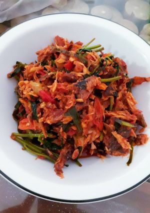 Foto resep Pampis Tongkol Pedas ala Manado