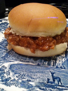A picture of Grandma's Sloppy Joe's.