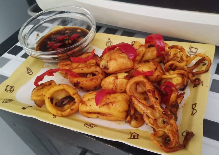 Resep Squid Anticuchos tapi Ga Ditusuk 😢(Remake Resep Olive Magazine) yang Bisa Manjain Lidah