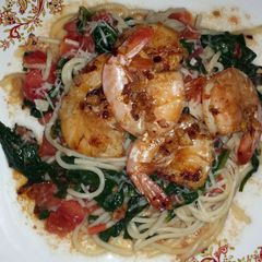 A picture of Azie's Spicy Garlic Shrimp.