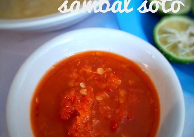 Resep Sambal Soto Anti Gagal