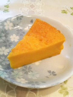 A picture of Custard Pudding Style Kabocha Squash Cake.