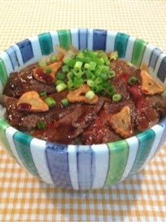 A picture of Beef Steak Rice Bowl.