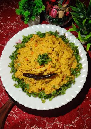 A picture of ONE POT MIXED VEGETABLE KHICHDI...