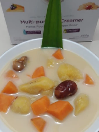Langkah Gampang Membuat Resep  Kolak pisang, ubi kurma fibercreme yang Menggugah Selera, Bikin Ketagihan